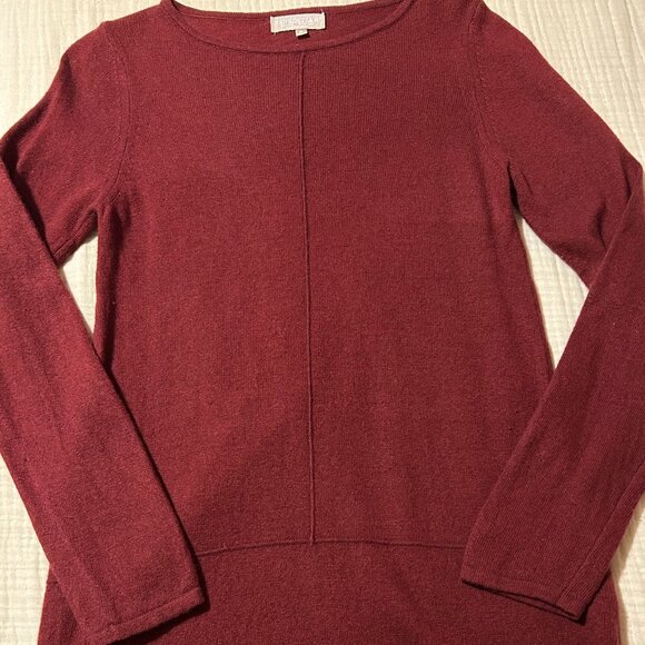 Long Sleeve Benedetta B. Wool Blend Tunic Sweater Size Small - Picture 3 of 5